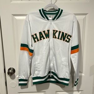 STRANGER THINGS FANS!! Hawkins Track Jacket up for grabs.